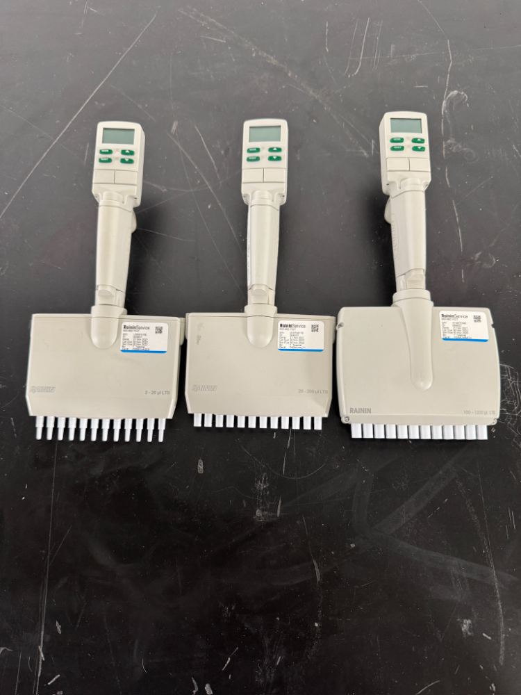 Image of Rainin EDP3-Plus Multichannel Pipettes - Quantity 3